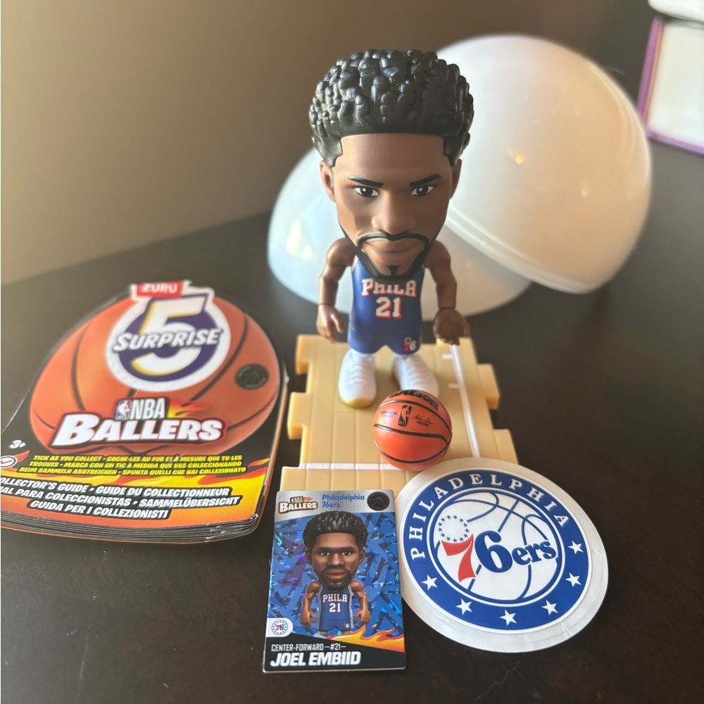 ZURU NBA Ballers 5 Surprise Mystery Figure JOEL EMBID, 76ers